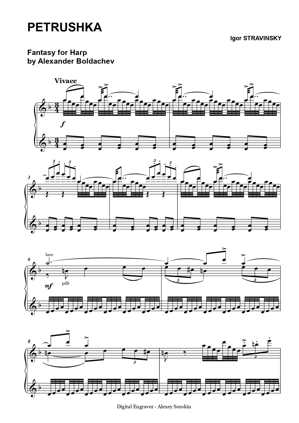 Igor Stravinsky - Petrushka (PDF version)