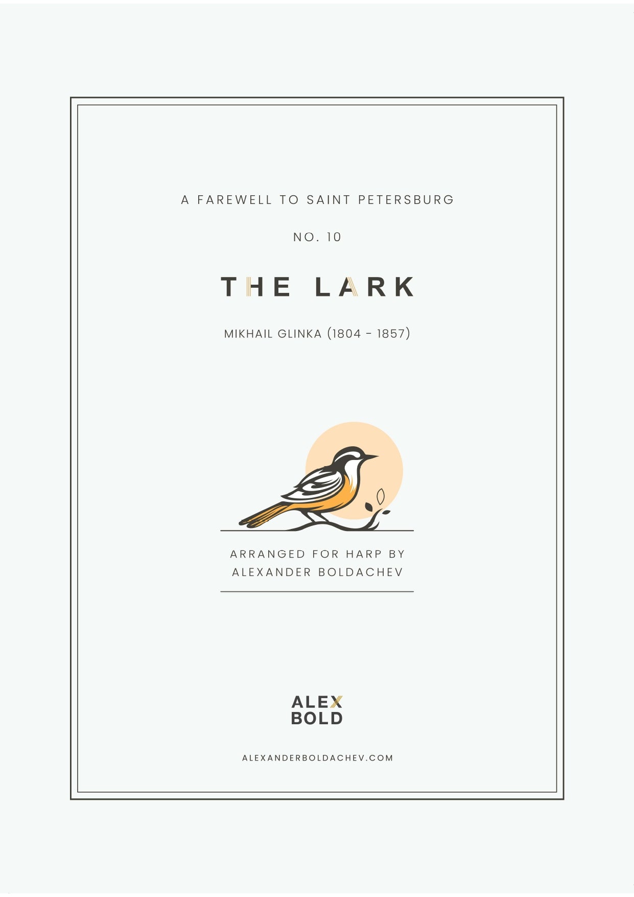 Mikhail Glinka - The Lark (PDF version)